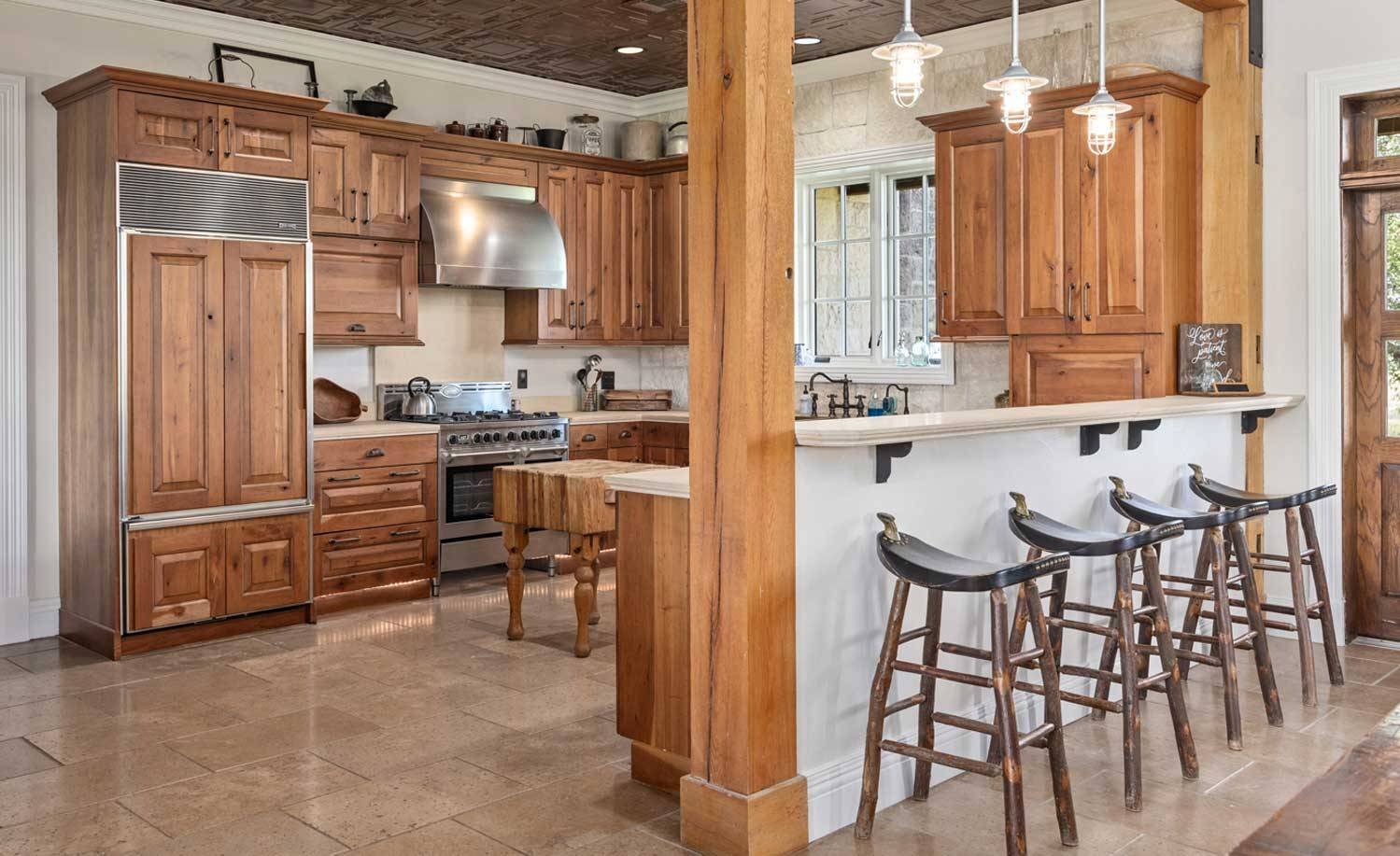 Headwaters Hilltop House kitchen